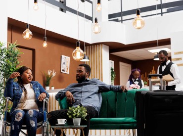 Disabled-Friendly Sitting and Rest Areas in Hotel Lobbies